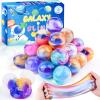 24 Pack Galaxy Slime Ball - Slime Party Favor for Kids, Stretchy, Non-Sticky, Mess-Free, Super Soft Sludge Toy, Birthday Gifts, Classroom Rewards for Boys & Girls, Goodie Bag Stuffers view 1