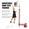1.7-3.6 m Vertical Jump Trainer, Vertical Jump Tester, Movable Vertical Jump Tester, Metal Vertical Jump Tester with Wheels, Standing Jump Meter for School Gymnas view 2
