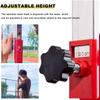 1.7-3.6 m Vertical Jump Trainer, Vertical Jump Tester, Movable Vertical Jump Tester, Metal Vertical Jump Tester with Wheels, Standing Jump Meter for School Gymnas view 4
