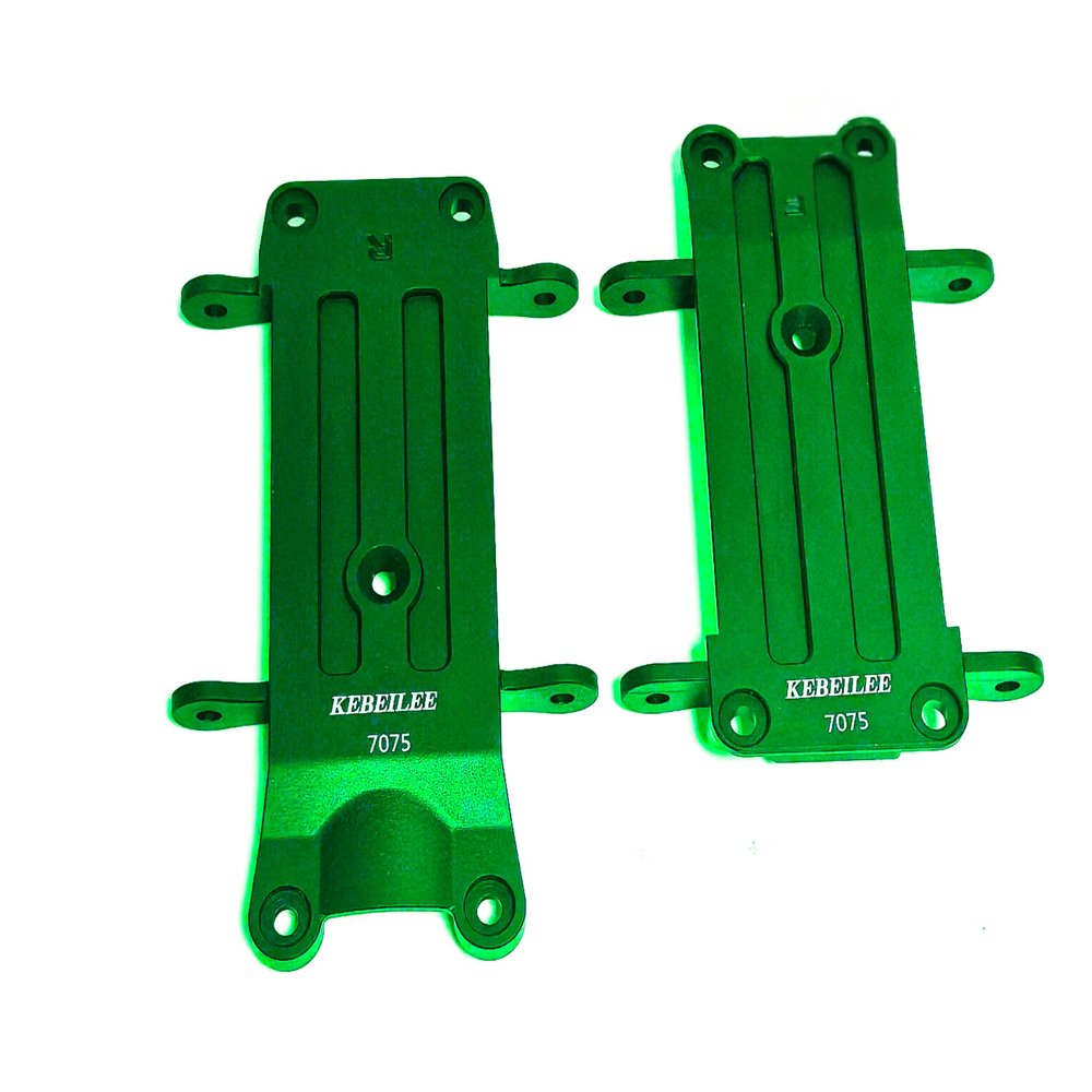 KEBEILEE CNC Aluminum7075 Front Rear Tie Bar Pin Mount for Traxxas XRT 1:6 & X-MAXX 1:5 (Green)