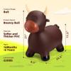 EVERICH TOY Bouncy Bull Hopping Toys, Brown Bouncy Horse Animal Hopper Ride-On, Inflatable Bull Riding Toys for Boys Girls, Birthday Gift for 18 Months 2 3 4 5 6 Years Old Toddler view 2