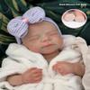 Abenduot 18inch Pascale Girl Full Body Silicone Baby Dolls Can Open Mouth Real Life Anatomically Correct Newborn Girl Dolls view 2