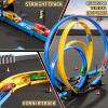 PEADUCK Slot Car Games Race Cars Toys for Boys Kids Age 5-7, Toy Cars Track Set with 4 Slot Cars, Loop Track and Jump Ramp, Slot Car Race Track Sets for 3 4 5 6 7 8+ Year Old Boy Girl Birthday Gifts view 4