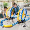 PEADUCK Slot Car Games Race Cars Toys for Boys Kids Age 5-7, Toy Cars Track Set with 4 Slot Cars, Loops and Circular Track, Slot Car Race Track Sets for 3 4 5 6 7 8+ Year Old Boy Girl Birthday Gifts view 3