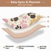 Kigai Colorful Dog Paws Baby Play Mat for Floor and Playpen 50x50 inch Non-Slip Baby Activity Playmat Waterproof Foldable Crawling Mat for Infants Toddlers view 4