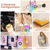 Mini Karaoke Machine, Bluetooth Mini Portable Karaoke Machine, with 2 Wireless Microphone and Speaker, Toys for All Smartphones, Birthday, Family, Home Party (Beige) view 4