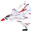 Crelloci Diecast Metal Alloy Fighter Jet Military Airplane Toy with Mist Spray, Lights & Sounds, Pull Back Function Army Air Force Aircraft for Kids, Toddlers Ages 3+, Gift for Boys Girls (White) view 1