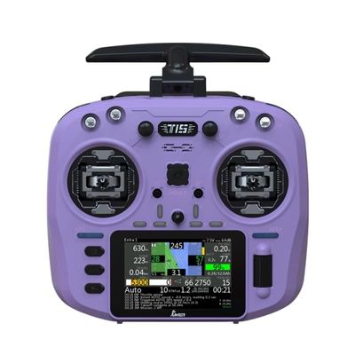 ARJSTY Jumper T15 2.4GHz VS-M Sensor Gimbals 3.6" HD Touch Color Screen ELRS EdgeTX ExpressLRS Radio Controller Purple