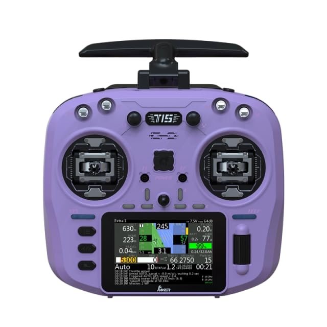 ARJSTY Jumper T15 2.4GHz VS-M Sensor Gimbals 3.6" HD Touch Color Screen ELRS EdgeTX ExpressLRS Radio Controller Purple