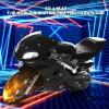YOXIER Pocket Bike,2-Stroke 49cc Kids Dirt Bike,1.25L Gas Tank Mini Motorcycle Strong Power 170 lbs Mini Bike Motorcycle,High Brightness Dual Headlights Rubber Handlebar for Over 8 Years Old Black view 3