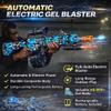 Electric Gel Ball Blaster, High Speed Automatic Splatter Ball Blaster with 60000+ and Goggles, JIFTOK Rechargeable Splatter Ball Toys for Outdoor Activities Shooting Game Party Favors-Blue Black view 3