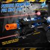Electric Gel Ball Blaster, High Speed Automatic Splatter Ball Blaster with 60000+ and Goggles, Rechargeable Splatter Ball Toys for Outdoor Activities Shooting Game Party Favor- Blue view 4