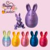 3D Printed Easter Bunny Egg Set, 3D Printed Bunny Eggs with Bunny Inside, 3D Printed Bunny Toys with Egg, 3D Printing Rabbit Eggs Easter Gift Ideas Family Fun Easter Surprise (Blue) view 4