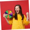 ADOCARN Prize Wheel Rotating Game Turntable for Parties Classroom and Events Material Lightweight Smooth Rotation Fun for Raffles and Games view 2