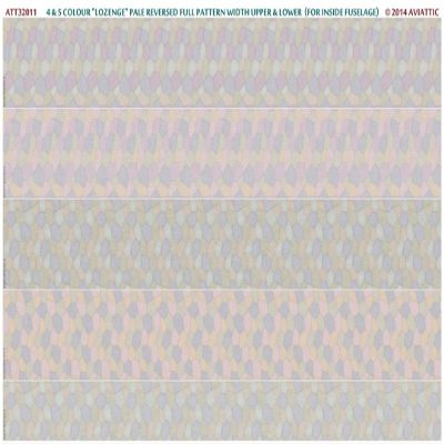 Aviattic ATT32011 1/32 4 and 5 Colour Lozenge Pale Pattern Upper Lower fuselage