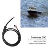 30A Brushless Motor ESC, Underwater Propeller Speed Controller, Continuous 30A Current, 2 6S Voltage Support, Aluminum Alloy Material, Black, 100m Depth view 4