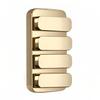 DYNAAGE Fidget Toys Adults - Metal Slider EDC Magnetic Haptic Clicker, Stress Relief, Quiet Anxiety & ADHD Focus Tool, Portable Office & Class & Travel Gift (Glossy Gold) view 1