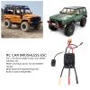 45A RC Brushless ESC,Watertight Electronic Speed Controller with External Programming Port,Adjustable Braking Force Car ESC for 1/10 RC on Road, Off Road, Truck view 2