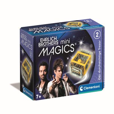 Clementoni Ehrlich Brothers 59388 The Transparent Safe - Magic & Illusion for Children - Magic Box as an Entry to Magic - Magic Trick for Children from 7 Years