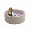 Aunekiv 35.4" x 11.8" Foam Ball Pit for Toddlers, Baby Round Balls Pool for Babies 1-3, Kids Play Ball Pits Ideal Gift for Boys and Girls, Balls Not Included view 1