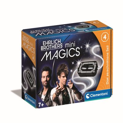 Clementoni Ehrlich Brothers miniMagics The Cut Rope - Magic Set for Children from 7 Years - Magic Box as an Introduction to Magic & Illusion - 59390