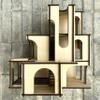 1:12 Miniature Cloud House, Wooden Dollhouse, Diy Kit view 2