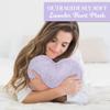 1i4 Group Cozy Microwavable Plush Toys - Heated Stuffed Heart Shape - Heatable Coolable Bedtime Comfort Plushie - Lavender Scent view 2