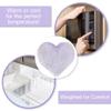 1i4 Group Cozy Microwavable Plush Toys - Heated Stuffed Heart Shape - Heatable Coolable Bedtime Comfort Plushie - Lavender Scent view 3