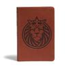 212 Main KJV Kids Lion LeatherTouch Bible, Brown view 1