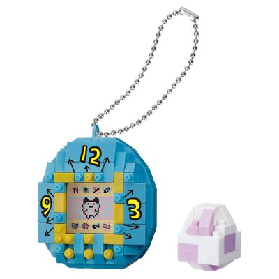 nanoblock - Tamagotchi - First Generation Tamagotchi (Blue) Character Collection Series Building Kit