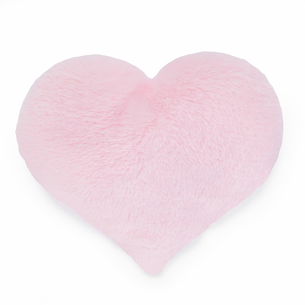 1i4 Group Cozy Microwavable Plush Toys - Heated Stuffed Heart Shape - Heatable Coolable Bedtime Comfort Plushie - Pink