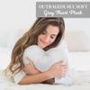 1i4 Group Cozy Microwavable Plush Toys - Heated Stuffed Heart Shape - Heatable Coolable Bedtime Comfort Plushie - Gray view 2