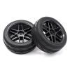 for HSP for Tamiya for TT01 for TT02 for Sakura for Kyosho 1/10 4pcs Hard Plastic RC On-Road Solid Wheels and Tires 12mm Hex RC Car Parts view 3