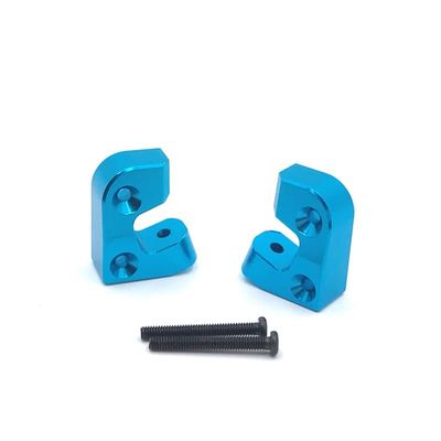 for WLtoys 1/12 12423 12427 12428 12429 FY-03 Q39 RC Car Parts Metal Upgrade Connecting Rod Fixing Seat(Sky Blue)