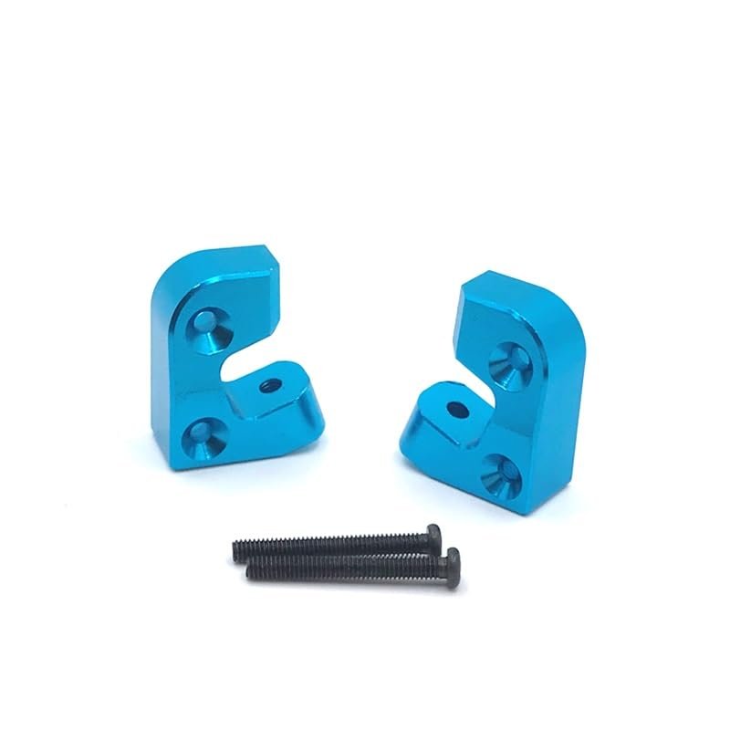 for WLtoys 1/12 12423 12427 12428 12429 FY-03 Q39 RC Car Parts Metal Upgrade Connecting Rod Fixing Seat(Sky Blue)