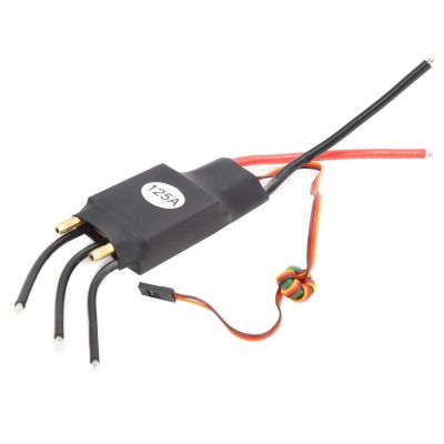 125A Brushless Water Cooling Electric Speed Controller ESC, Designed for RC Boat Model, Easy Installation, Sturdy and, High Performance with Limited Programming Capabilit