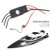 125A Brushless Water Cooling Electric Speed Controller ESC, Designed for RC Boat Model, Easy Installation, Sturdy and, High Performance with Limited Programming Capabilit view 2