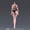 1/6 Scale Female Action Figure Body, 12 inches Miniature Seamless Realistic Soft Flexible Pale Skin Normal Bust Female Action Figure Body Model with Detachable 5 Pairs of Hand & 2 Pairs of Feet Shapes view 3