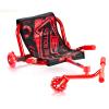 Happybuy Ride-On Scooter, 132 lbs Load Capacity, Swing Side-to-Side for Exciting Zig-Zag Motion, Drifting Toy for Ages 4+, Suitable for Indoor & Outdoor Use, Red view 1