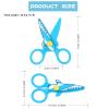 Asdirne Children Scissors, Kid Safety Scissor for Preschool Toddler, Arts & Crafts Safe Scissors, Pack of 2 view 3