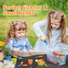 PLAY Kids Gardening Set, Garden Tool Set for Kids, Gardening Tools Kit with Shovel, Fork, Spade, Scissors, Flower Pot, Watering Can and Storage Box, Summer Outdoor Toys for Toddlers Boys Girls Gift view 3