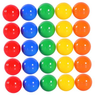 Homoyoyo 50pcs Balls Small Bingo Balls Portable Game Balls for Party Bright Colorful Raffle Balls