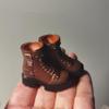 1/12 Scale Female Figure Shoes Martin Boots Model for 6-inches Action Figure Body Doll, 1/12 Action Figure Female Punk Biker Short Boots Thick Bottom Shoes Match Accessory (Brown) view 1