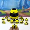 12Pcs 3D Printed Bees with Hive Egg, Articulated Bumble Bees Fidget Toys, Tiny Animal Insects Fidget ADHD Autism Toy - AMBEES-12X view 1