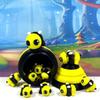 12Pcs 3D Printed Bees with Hive Egg, Articulated Bumble Bees Fidget Toys, Tiny Animal Insects Fidget ADHD Autism Toy - AMBEES-12X view 3