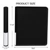 128Pockets Toploader Binder Holds Top Loaders, 4-Pocket Top Loaders Binder Album, Toploader Card Binder for 3" x 4" Rigid Card Holders, Ringless Toploader Storage Folder (Black) view 4