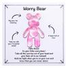 Aesnefe Pocket Bear Hug, Anxiety Relief Gifts, Mental Health Positivity Gift for Men Women, Autism Fidget Gifts, Stress Relief Gift for Her, Thoughtful Present for School Anxiet, Light Pink view 1