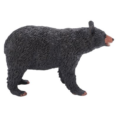 NOENNULL Black Bear Model Wild Animal Figurine Realistic Toy Houses Desk Decor