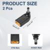 MECCANIXITY 2 Pack XT60 Adapter XT60 Male to DC5521 Male Up Bend 5.5x2.1mm view 2