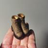 1/12 Scale Female Figure Shoes Martin Boots Model for 6-inches Action Figure Body Doll, 1/12 Action Figure Female Punk Biker Short Boots Thick Bottom Shoes Match Accessory (Coffee) view 1